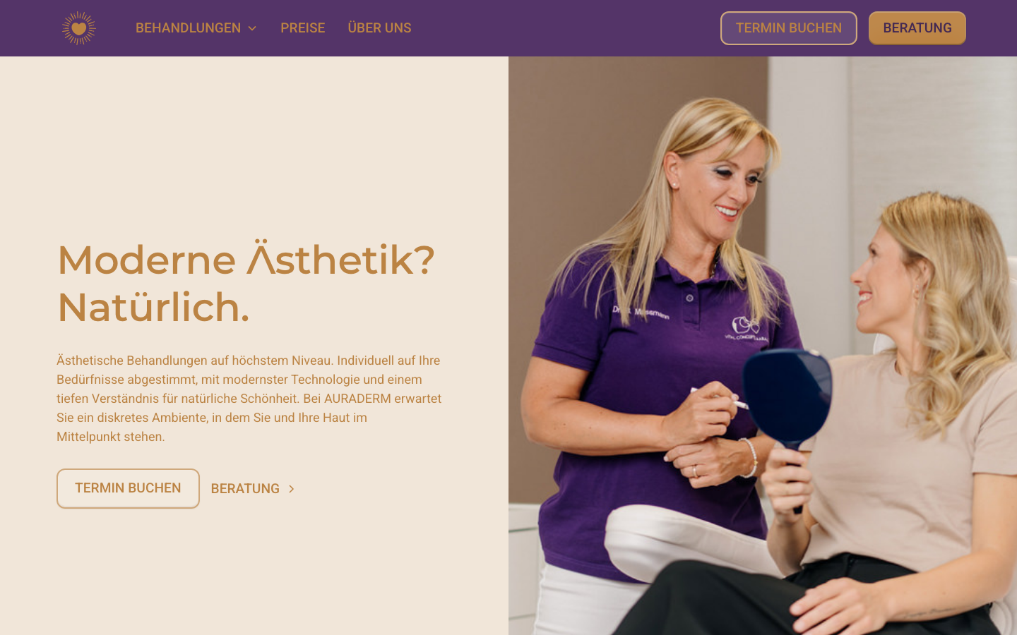 Branding & Webdesign für Ästhetik-Praxis